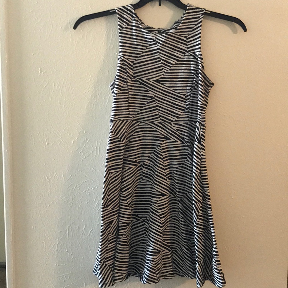 Fun black and white dress